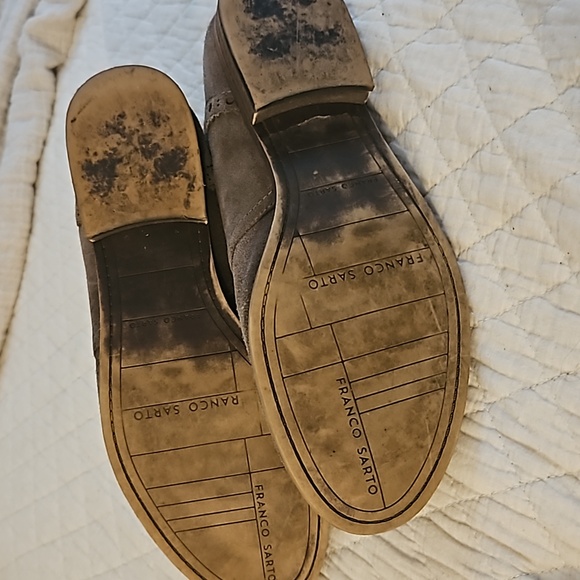 Franco sarto sz 9 olive green suede bootie shoe - Picture 8 of 9